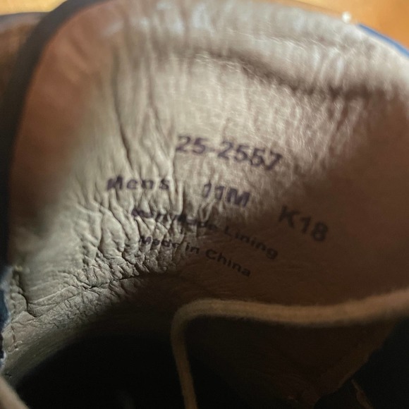 Johnston & Murphy "Ashby" Navy Blue Nubuck Oxfords - Picture 8 of 8